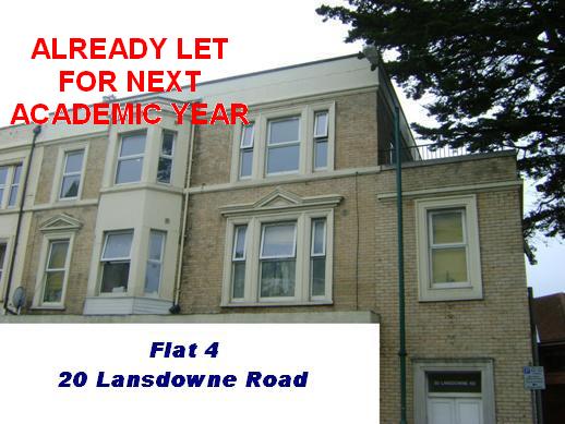 Click on this picture for details of Flat 4 Lansdowne Road