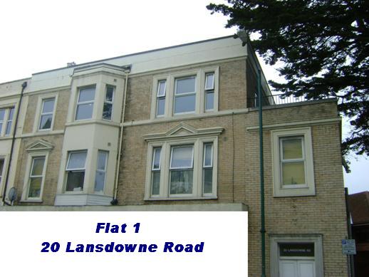 Click on this picture for details of Flat 1 Lansdowne Road